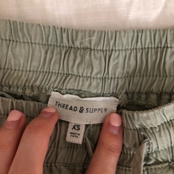 sage green pants - Picture 6 of 8